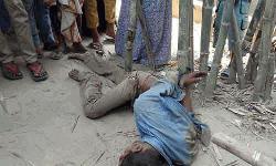 Woman hacked dead by drug addict