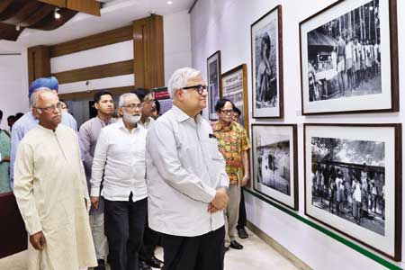 Guests at the exhibition