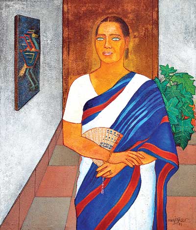 My Lady                                 Oil on canvas                            2003 Dhaka 