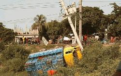 Man killed as truck overturns on him