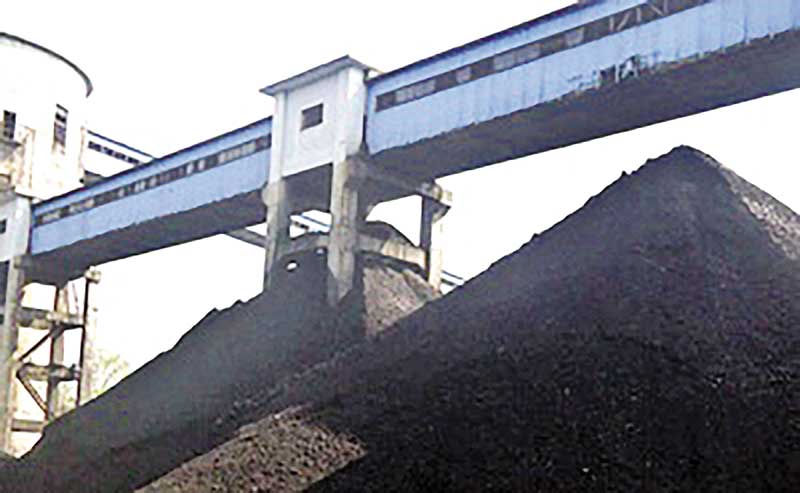 Coal at Barapukuria mine site.	file photo