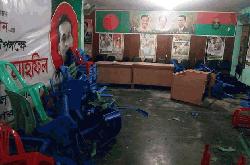 BNP office vandalized in Rajshahi