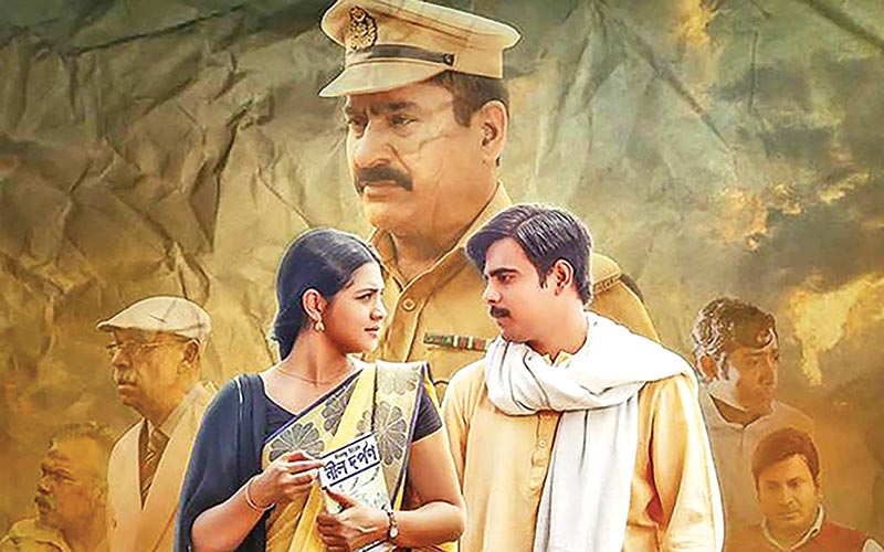 Bollywood's Yashpal Sharma (top) plays the negative role in Fagun Haway while Tisha and Siam star opposite each other