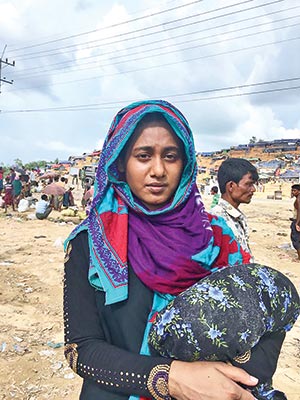 Actress Arshi plays a pivotal role in Syed Wahiduzzaman Diamond's Rohingya