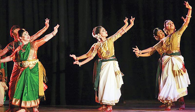 Dancers perform at the event