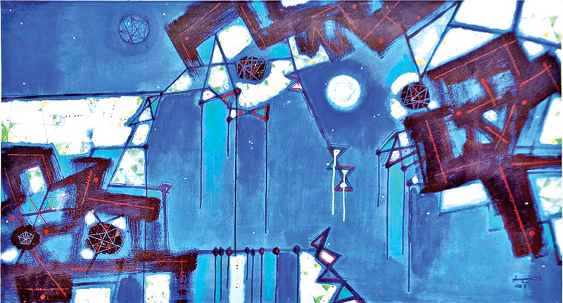 A painting by the artist