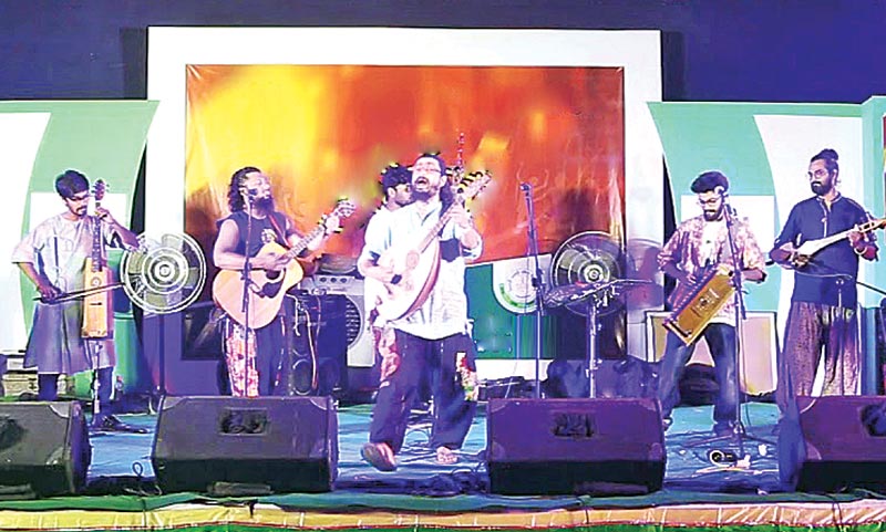 Joler Gaan performs at the festival