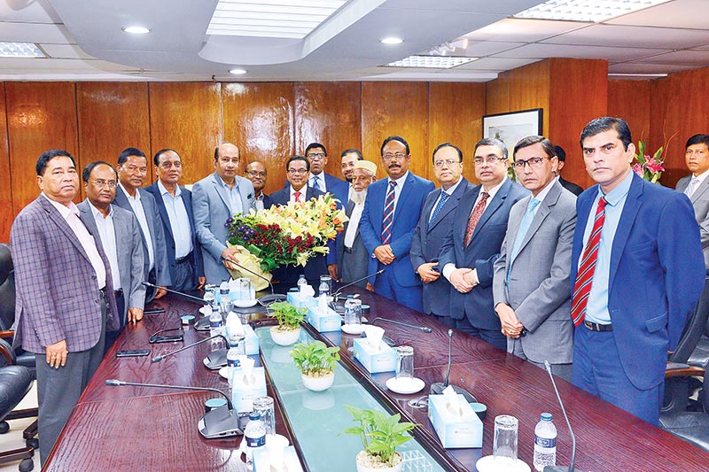 Shaheed Bank Chairman of Mercantile Bank Ltd A.K.M. Shaheed Reza