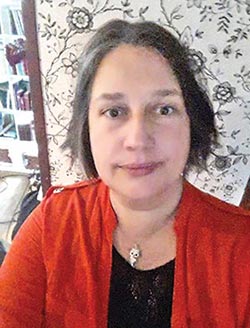Lise-Lotte Birgersson runs Stromstads Bokhandel