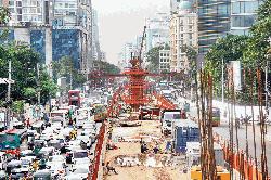 Mega project works mount people’s plight in city