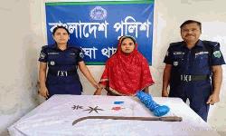Woman held with drugs in Rajshahi