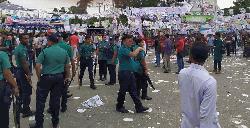 15 hurt in motor labour polls violence 