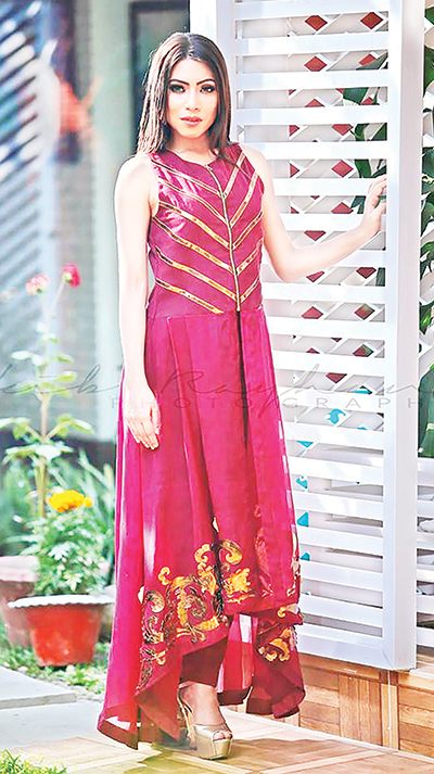Mrs Bangladesh winner Munjarin Mahbub Abony.