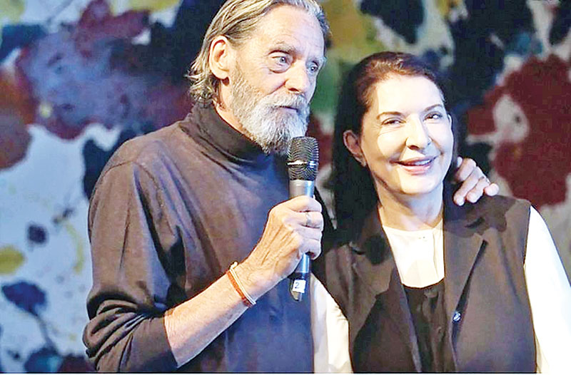 Still from the video The Story of Marina Abramovic and Ulay