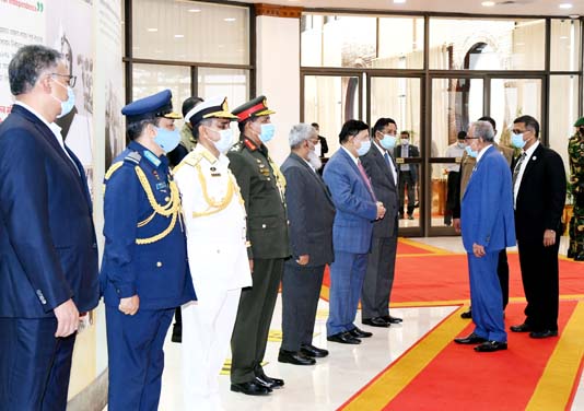 President returns home after check-up