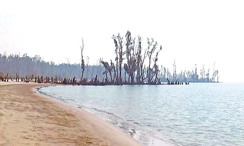 Tarua beach in the Bay of Bengal.	photo: observer