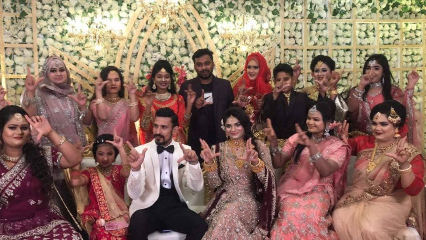 Nasir holds lavish wedding reception amid controversy 