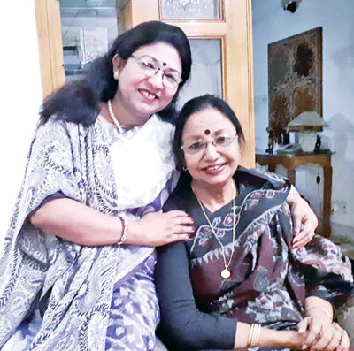 Nazneen Ferdousi with Ferdausi Rahman