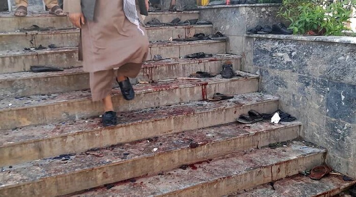 The blast occurred in a Shiite mosque in Kunduz province during the weekly Friday prayer service. (AP)