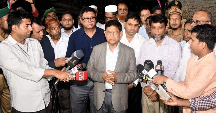 Textiles and Jute Minister Golam Dastagir Gazi talks to media on Wednesday where he said all closed jute mills under the Bangladesh Jute Mill Corporation (BJMC) will be reopened  in phases within this year 