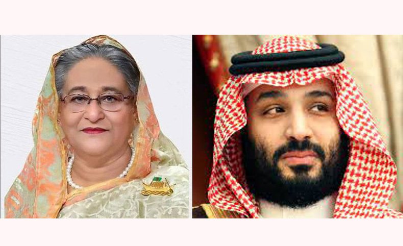 PM invites Saudi Crown Prince to visit Bangladesh