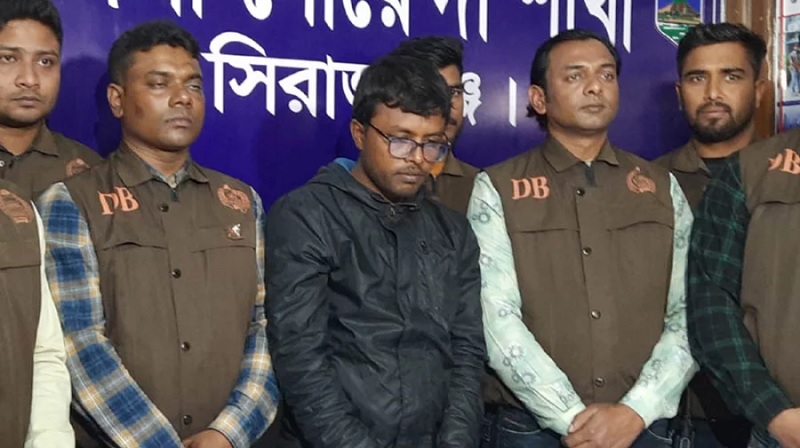 Rajib Kumar Bhowmik was arrested by Sirajganj detective branch of police on Tuesday (January 30) night on charge of killing the entire family of his maternal uncle