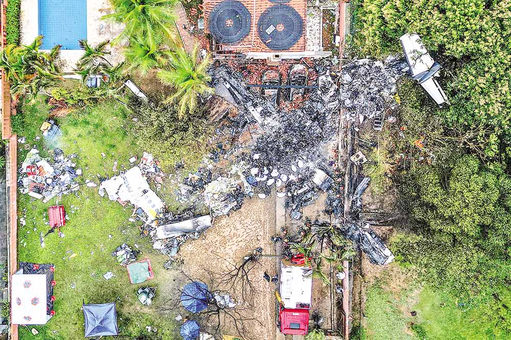 Passenger plane crash in Brazil kills all 61 on board