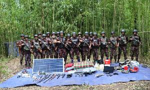 BGB dismantles insurgent hideout in Bandarban
