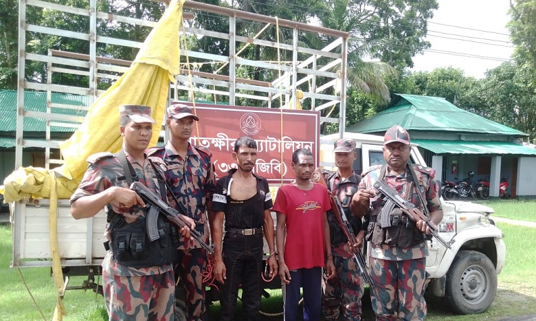 BGB detains two drunken Indian nationals along Satkhira border for intrusion.