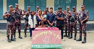 Five held in Dinajpur border for instrusion