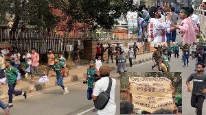 Clashes erupt outside BCB over Shakib issue