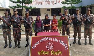 BGB detains Rohingya girl, 2 others in Jashore