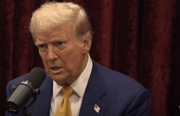 Former president Donald Trump on the Joe Rogan Experience podcast, October 26, 2024