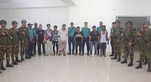 7 held with firearms, local weapons in city's Geneva camp