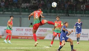 Nepal level score 1-1 against Bangladesh in SAFF Final