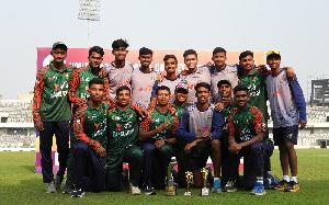 Bangladesh U19 sweep series against UAE with 9-wkt victory