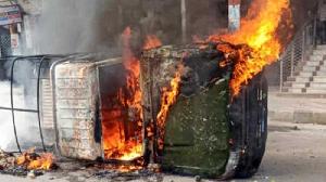 500 RMG workers sued over torching of army, police vehicles
