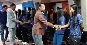 Tabith Awal makes first visit to BFF office as President