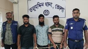 3 arrested over killing freedom fighter in Bhola