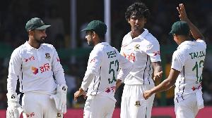 Hasan strikes early on Day 2 of Antigua Test