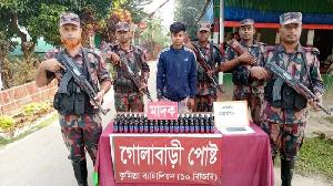 Indian citizen held with phensedyl at Comilla border