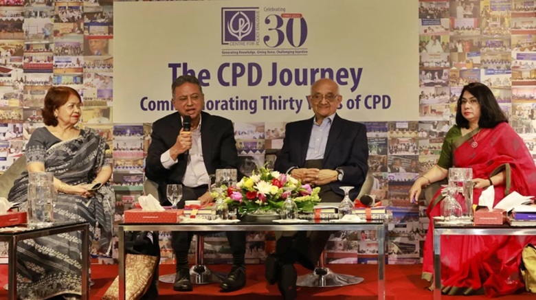 Former minister and BNP leader Amir Khasru Mahmud Chowdhury speaks at the inauguration of a daylong event marking the 30-year journey of the Centre for Policy Dialogue (CPD) on Sunday, December 1, 2024. PHOTO: COLLECTED