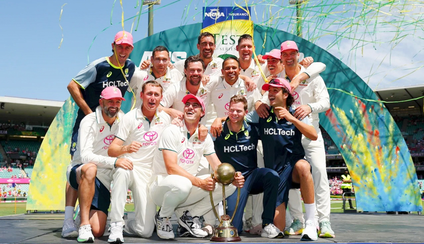 The Australians got their hands on the trophy after a long gap� Photo: Collected
