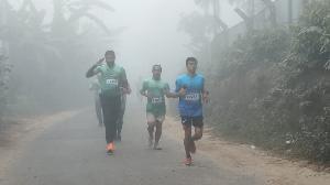 Half marathon held in Moulvibazar  