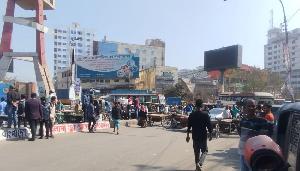 Protest in N'ganj against alleged police extortion