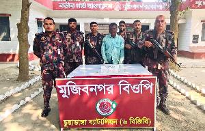 Indian national held with 18 gold bars in Chuadanga