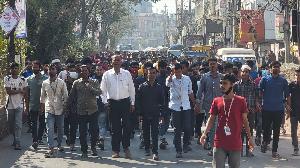 Garment workers' protest in N’ganj