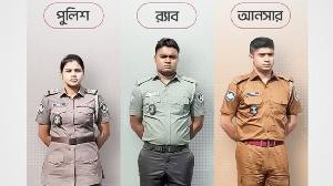 New uniforms unveiled for Police, RAB, and Ansar forces  