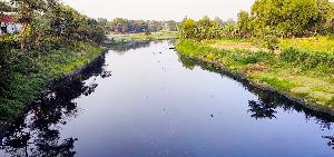 Industrial waste turns N'ganj Rivers black