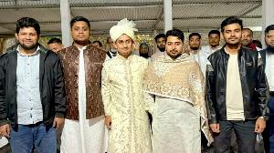 Sarjis Alam ties knot